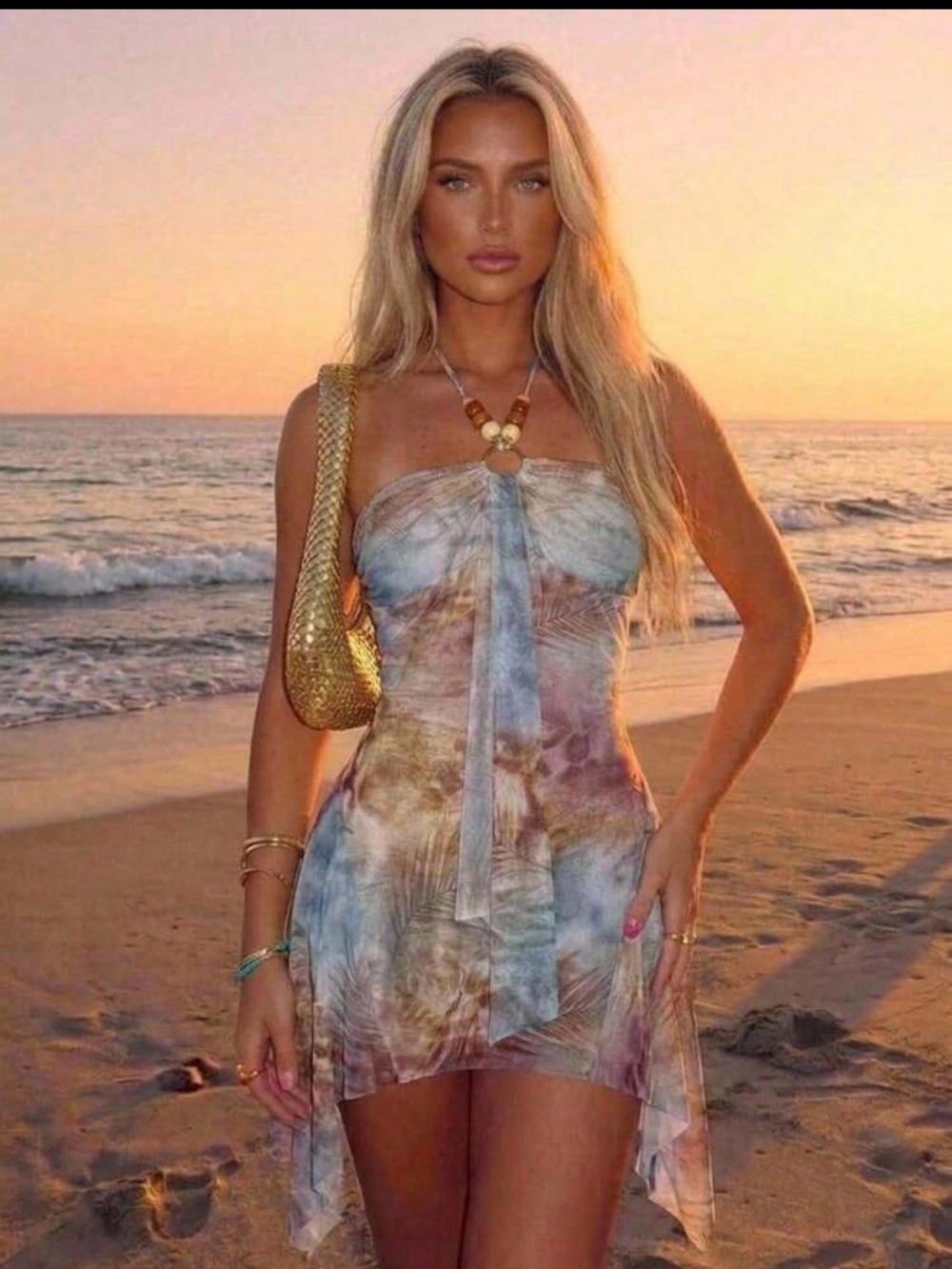NWT Pastel Tie-Dye Mini Dress — Never Worn!